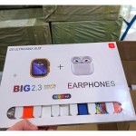 i20 Ultra MAX Suite (10-in-1) SmartWatch + Aiirpods Pro with Transparent Screen Guard Watch with Seven Decorated Straps - Silver