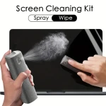 Portable 2 In 1 Mobile Phone Screen Cleaning Sprayer And Wiper, Screen Cleaner For Mobile Phone Pad Laptop Computer Screen, Multipurpose Screen C