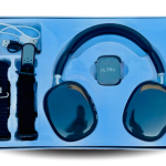 P9 Ultra 2 – Dual Pack: Wireless Headphones & Multi-Style 7-Strap Watch